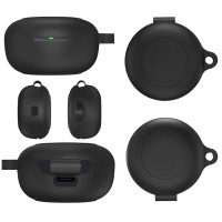 Чехол защитный MyPads силиконовый для беспроводных наушников LG TONE Free FP9 черный