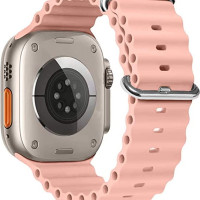 Силиконовый ремешок для часов apple watch 42mm 44mm 45mm 49mm SE Ultra, браслет эпл вотч