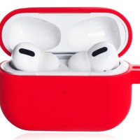 Силиконовый чехол-кейс для наушников airpods 3 с карабином