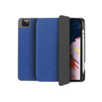 Чехол G-Case iPad Air 4 (2020) 10.9" / Air 5 (2022) 10.9" / Pro 11" (2020-2022)  с держателем для Apple Pencil Y-сложение + Camera Fold синий Denim Classic Plus