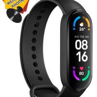 Ремешок для фитнес-браслета Xiaomi Mi Band 5 и Mi Band 6 + запасная металлическая кнопка