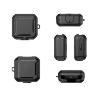 Чехол противоударный MyPads ударопрочный для беспроводных наушников Beats Fit Pro черный