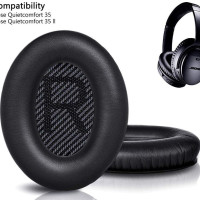 Амбушюры для наушников Bose Quiet Comfort (QC) QC35 1 и 2 черные