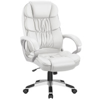 Кожаное офисное кресло с высокой спинкой, эргономичное офисное кресло руководителя, вращающееся компьютерное кресло, поддерживающее поясницу, мягкая подушка