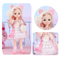 Большая кукла девочка принцесса игрушка 30 см Bjd кукла 12 подвижных суставов 1/6 платье для девочки игрушка с одеждой «сделай сам» обувь игрушки для девочек Подарки