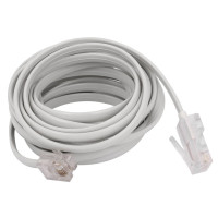 RJ11 6P4C к RJ45 8P4C Модульный Телефонный интернет-Удлинительный кабель 3 метра