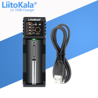 Зарядное устройство LiitoKala для 18650 18350 26650 16340 RCR123 14500 3,7 V 1,2 V Ni-MH Ni-Cd 2A USB