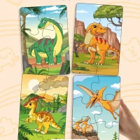 Деревянные пазлы для малышей, развивающие игры, набор