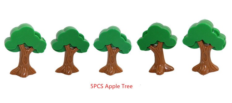 5pcs apple tree