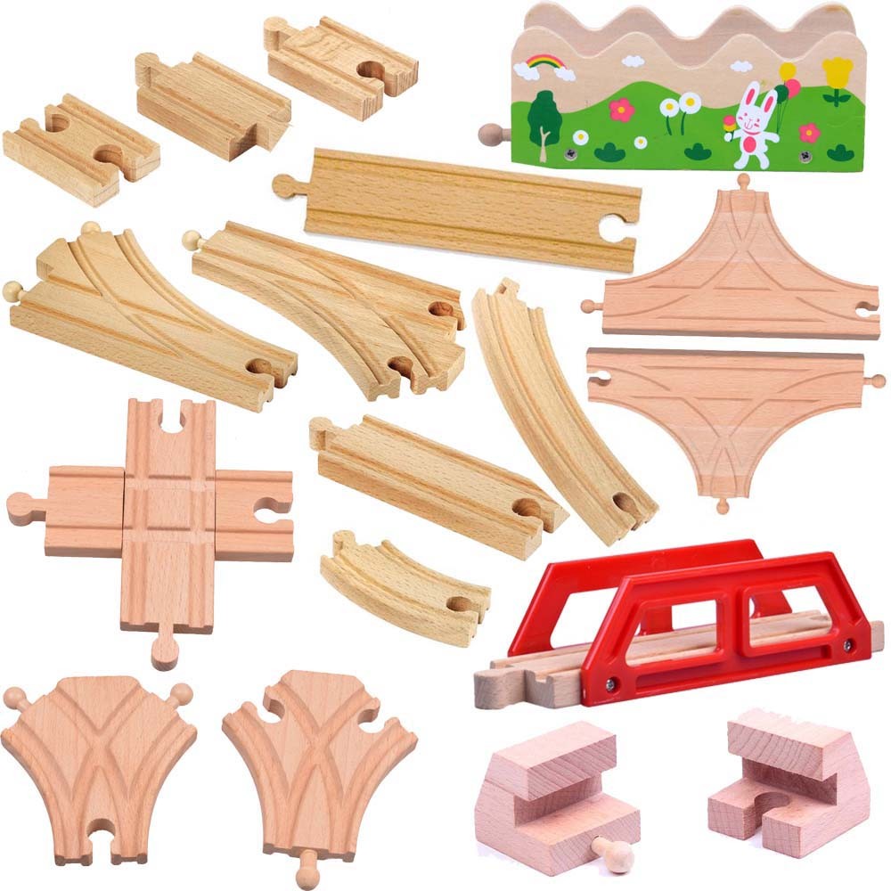 18pcs-lot-kids-wooden-train-toys-Tomas-and-Friends-Train-head-railwy-slot-beech-wood-Track