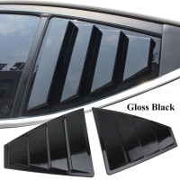 Распродажа, идеальные черные боковые вентиляционные решетки для заднего стекла, четверть жалюзи, подходят для Hyundai Elantra 2017-2019, оптовая продажа, быстрая доставка, CSV