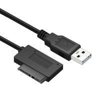 Кабель-переходник для оптического привода ноутбука USB2.0 на Mini Sata II 7 + 6 13pin