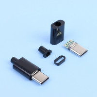 Коннектор Type-C Micro USB 3,1 с разъемом Jack, коннектор, штекер, электрические клеммы, 4 контакта, Тип C, OTG адаптер для зарядки, набор электрических