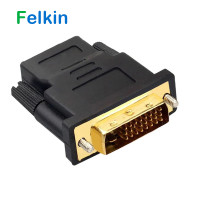 Видеоконвертер Felkin DVI/HDMI 24k, позолоченный штекер, 24 + 1 Pin, 1080P, для ПК, HDTV, проектора