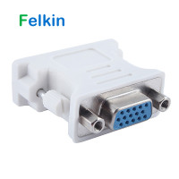 Кабель-переходник DVI/VGA Felkin, штекер-гнездо DVI 24 + 5 контактов на VGA 1080P