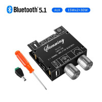 YS-LT21 Bluetooth цифровой модуль платы усилителя 2,1 стерео двухканальный 15 Вт + 15 Вт + 30 Вт с высоким и низким тоном Поддержка приложения