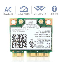 Беспроводная Wi-Fi карта Intel 7260 AC 7260HMW Mini PCI-E 2,4G/5 ГГц Wlan