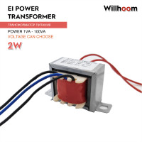 Трансформатор питания 10X1 5EI, 2 Вт, двойной выход, 3 провода, AC12V-0-12V 15V-0-15V, 18V-0-24V, 9V-0-9V, медный провод, вход 220 В, 110 В