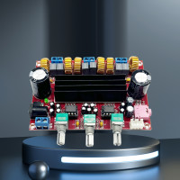 TPA3116D2 канал 2,1 цифровой сабвуфер усилитель мощности плата модуля XH-M139 12V - 24V 2*50W + 100W HiFi комплект платы усилителя