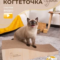 Когтеточка для кошки,  картонная Горка