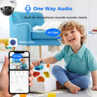 Hiseeu 4K 5MP 8MP купольная POE ip-камера