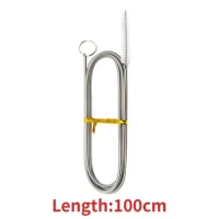 Набор для очистки дренажа холодильника, длинная гибкая щетка для очистки водосточных труб