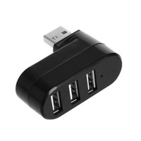 PzzPss 3 Port Multi 2.0 usb-хаб Mini usb-хаб высокоскоростной поворотный разветвитель адаптер для ноутбука для ПК Аксессуары для компьютера