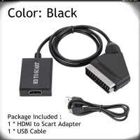 PzzPss HD 1080P HDMI вход на выход SCART видео аудио конвертер адаптер для HDTV DVD для Sky Box STB Plug and Play DC Кабели