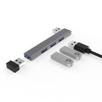 Разветвитель USB Type-C на 4 порта, 3,0 дюйма, OTG