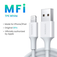 UGREEN MFi USB для Lightning Кабель для iPhone 14 13 12 11 Pro Max 2.4A Быстрая зарядка для iPhone