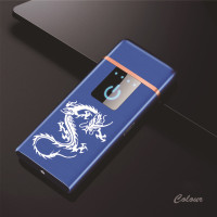 Металлическая плазменная ветрозащитная зажигалка с двойной дугой