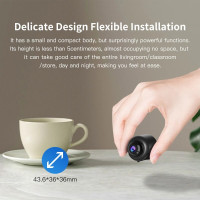 Мини-камера X5 HD1080P Компактная Беспроводная WIFI-камера с функцией записи, подходит для кемпинга на открытом воздухе дома