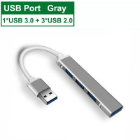 USB 3,0 концентратор док-станция Тип C 3,1 4 порта мульти-разветвитель адаптер OTG для Xiaomi Huawei Lenovo Macbook Pro USB 3,0 2,0 порты