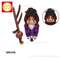 Мини Экшн-фигурки WM6138, WM6116, WM6137, рассекающие демонов, Даки, Giyuutarou, Douma Kibutsuji Muzan, кубики в аниме, сборные детские подарки