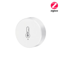 Датчик температуры и влажности ihsine Real Time Tuya Smart Life Zigbee, термометр, монитор, работает с Alexa Google Home Assistant