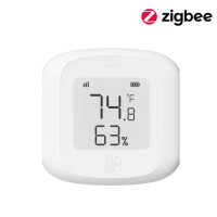 Датчик температуры и влажности Tuya Smart WiFi/Zigbee, комнатный гигрометр-термометр с ЖК-дисплеем, поддержка Alexa Google Home