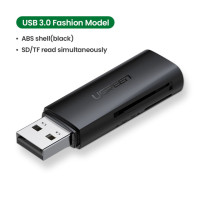 Ugreen 2 в 1 USB Card Reader USB в SD Micro SD TF Card Reader для ноутбука аксессуары Smart Card Reader SD Card Reader