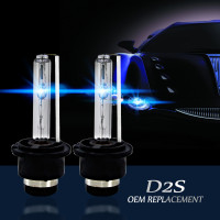 2 x D2S 35 Вт лампы для фар HID 85122 66040 Сменные лампы для AUDI BMW MERCEDES