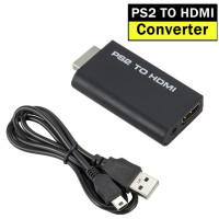 Адаптер WVVMV PS2 в HDMI-совместимый преобразователь Аудио и видео 480i/480p/576i/адаптер преобразователя Full HD 1080P Wii в совместимый