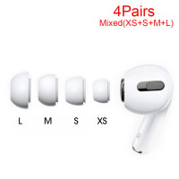 Мягкие силиконовые наушники-вкладыши для наушников Apple Airpods Pro 1/2 L M S XS размер