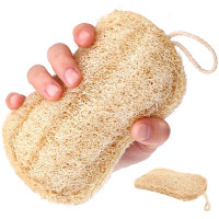 Губка из натуральной люфы биоразлагаемая губка для мытья посуды Loofah без царапин, биоразлагаемая губка для мытья посуды Loofah Для Очистки Кухни