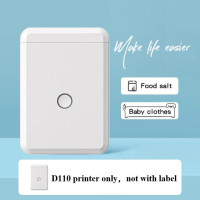 Принтер для этикеток NIIMBOT D110, портативный самоклеящийся принтер 12-15 мм, принтер для этикеток с мультяшным рисунком