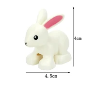 Конструктор большой размер 75 стилей кошка собака свинка Лев КИТ МОДЕЛЬ аксессуары кирпичи Ферма зоопарк игрушки животные для детей Подарки для детей