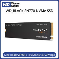 Western Digital WD BLACK SN770 NVMe SSD 2 ТБ 1 ТБ 500 Гб 250 ГБ внутренний игровой твердотельный накопитель Gen4 PCIe M.2 2280 до 5150 Мб/с