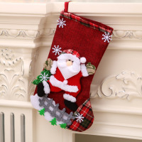 Рождественские носки со снеговиком