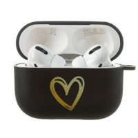 Чехол для наушников AirPods Pro силиконовый матовый "Сердце"