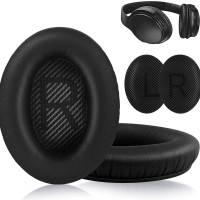 Амбушюры для наушников BOSE QuietComfort 35 и QuietComfort 35 II, QC35, QC45 (кожа)