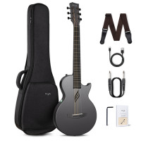 Enya Nova Go SP1 35 дюймов умная гитара, портативная акустическая электрическая дорожная гитара из углеродного волокна с магнитным кабелем и зарядным кабелем