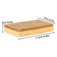 Биоразлагаемые губки для чистки посуды, 10 шт