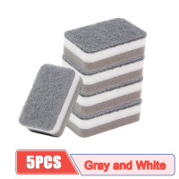 1-5 шт., двусторонняя губка для мытья посуды